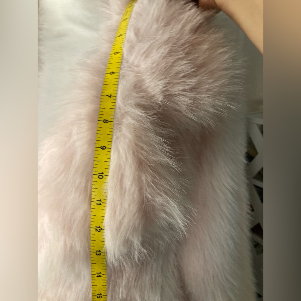 Chic Pink Faux Fur Coat - Picture 10 of 14